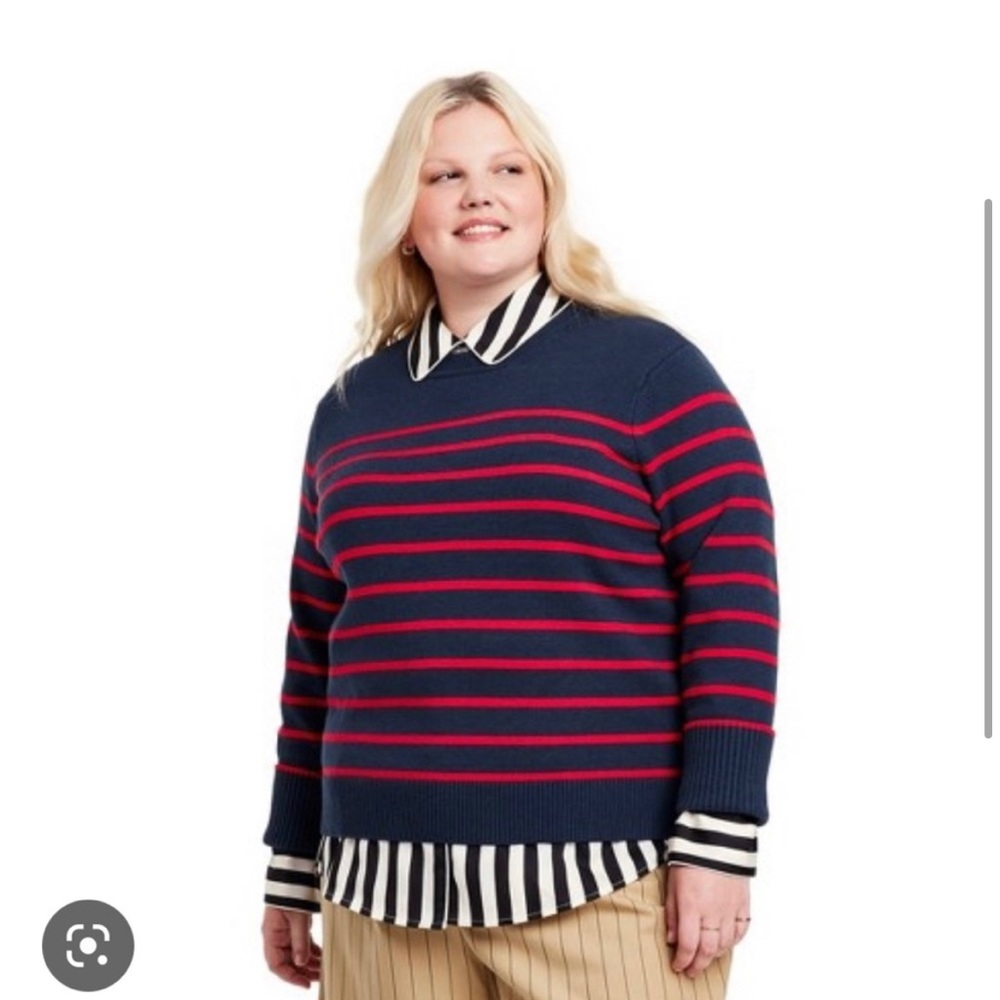 La Linge for Target Blue Marina  Sweater